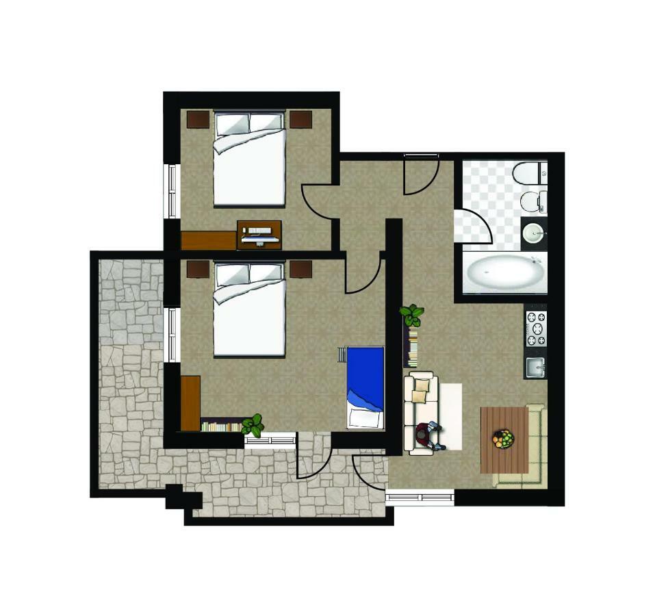 Apartments Fiordalisi Colfosco Luaran gambar
